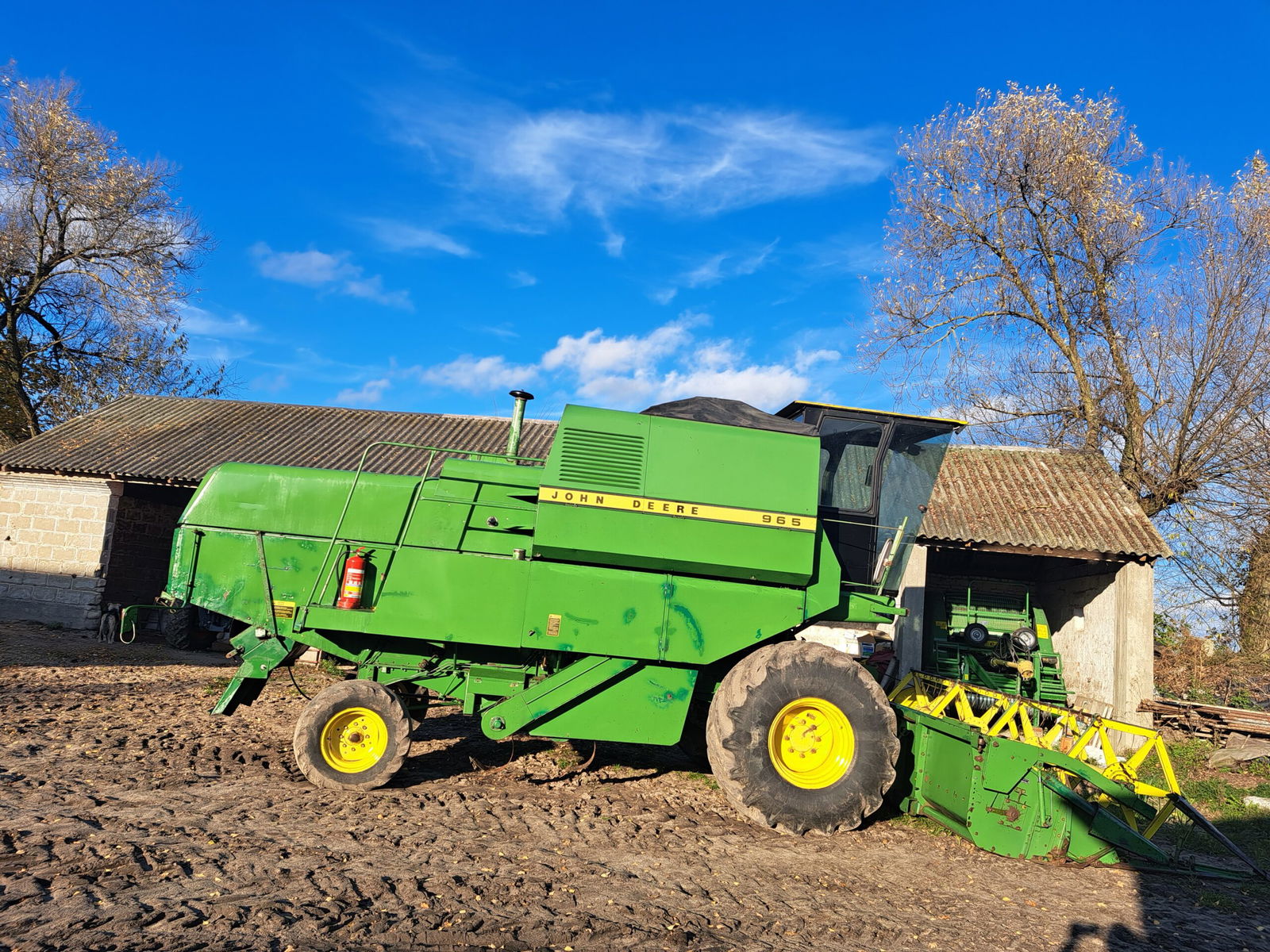 Kombajn zbożowy john deere 965