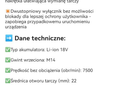 Sprzedam zestaw ryobi Szlifierka kątowa akumulatorowa ryobi plus wiertarko wkrętarka akumulatorowa