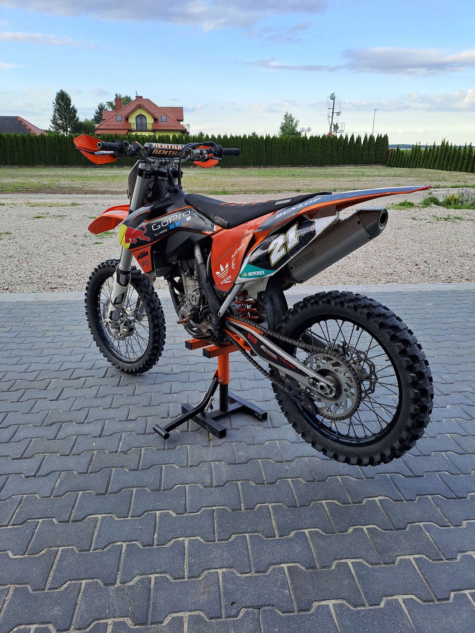 KTM sx-f wtrysk rozrusznik