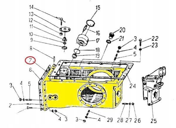 Korpus tylnego mostu C-330