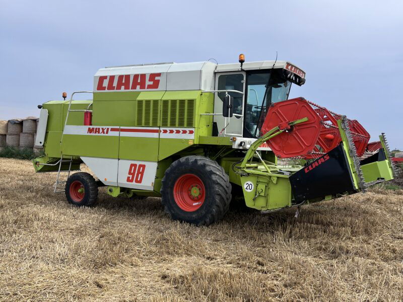 Claas Dominator 98 MAXI 1993 Klima, 4 kamery stół do rzepaku