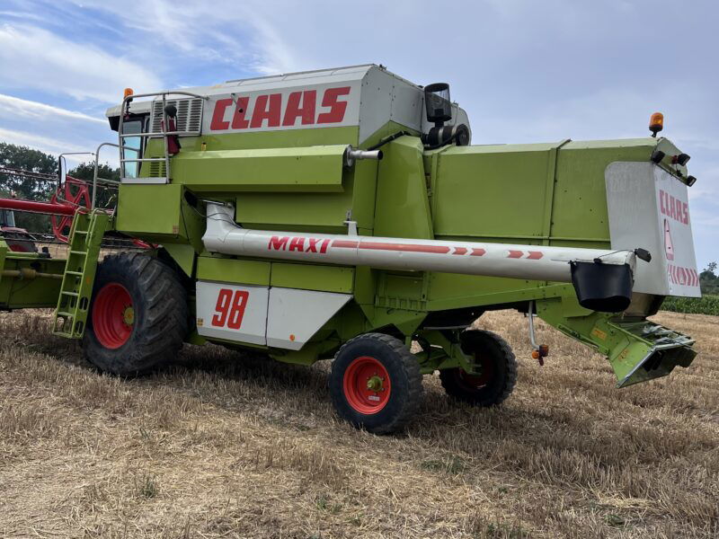 Claas Dominator 98 MAXI 1993 Klima, 4 kamery stół do rzepaku