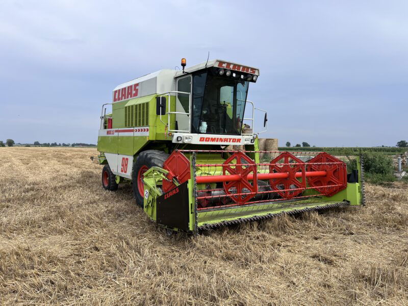 Claas Dominator 98 MAXI 1993 Klima, 4 kamery stół do rzepaku