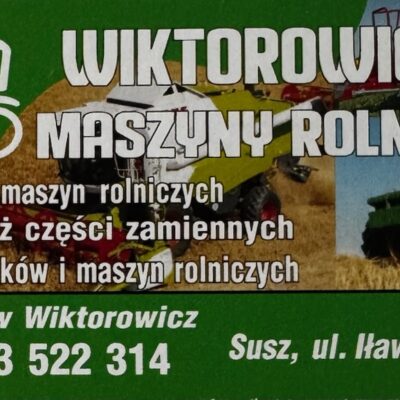 Sprzedaz Maszyn Rolniczych Wiktorowicz