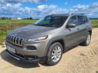 Jeep cherokee kl 3.2 v6 2017 niski przebieg, panorama, skóry