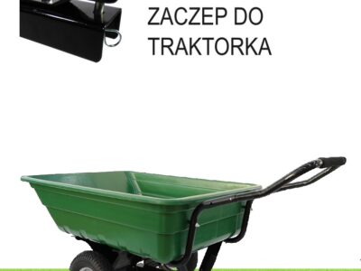 Przyczepka do traktorka quada wywrotka pojemność 300 litrów