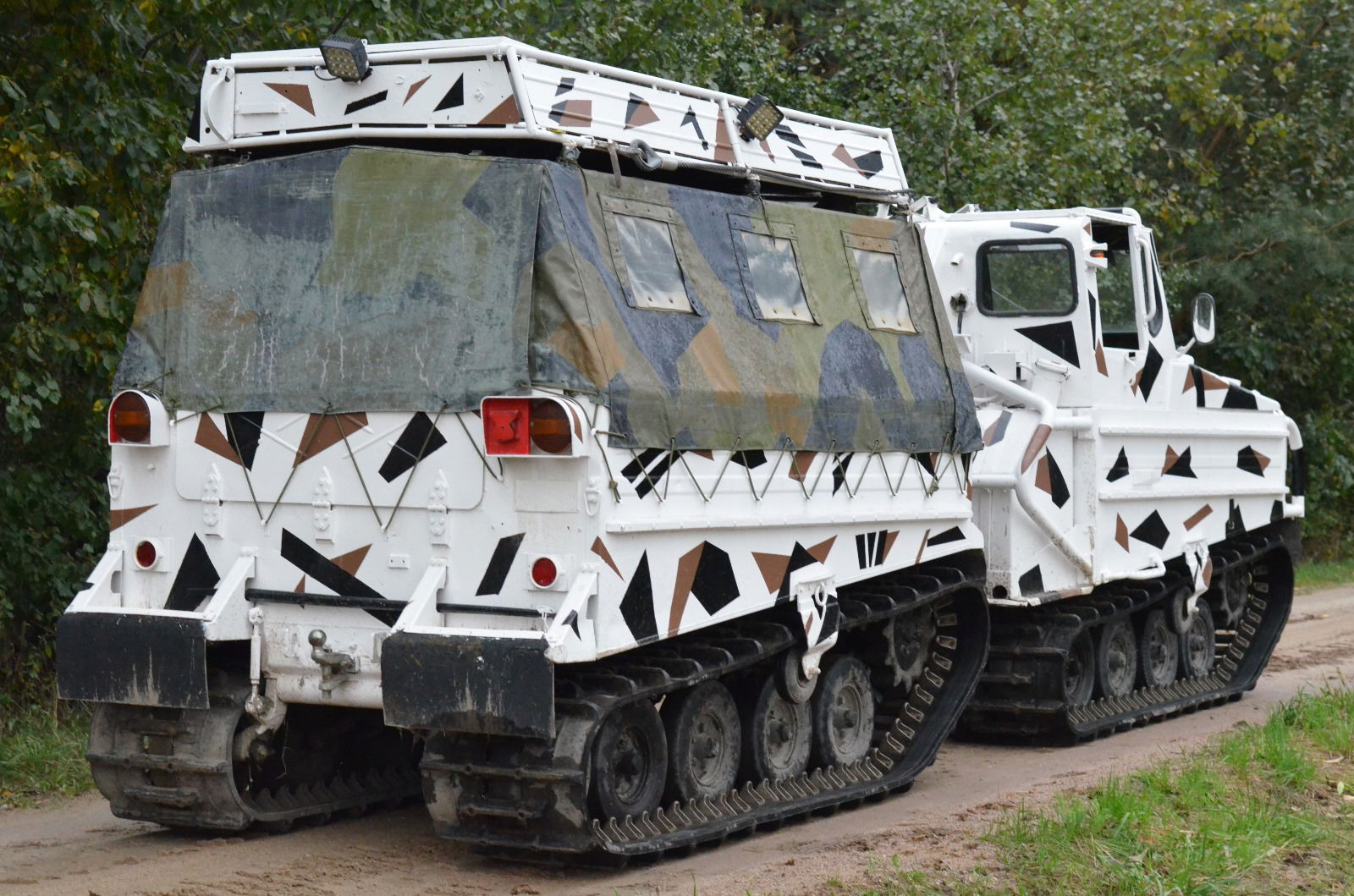 Wojskowa AMFIBIA Volvo BV 202 Nf BANDVAGN Ratrak off road