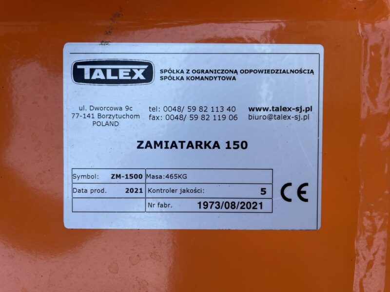 Zamiatarka Talex EcoClean 150 jak nowa!