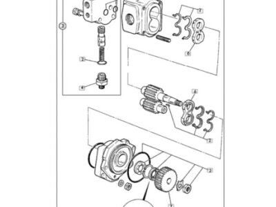 Pompa hydrauliczna Parker 3915P 20 917400 JCB 530-70