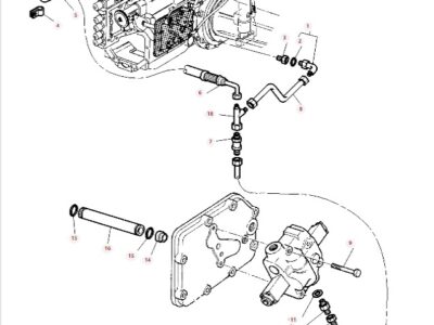 Rozdzielacz 3387006M2 EHR 1525100139 Massey Ferguson 6170